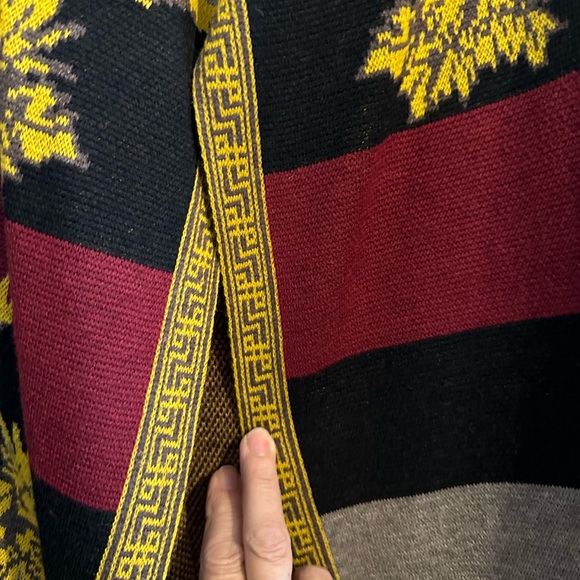 MAXSPORT Sweater/La Cardigan/ color Blac red gold red - Picture 4 of 9